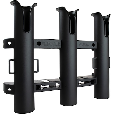 Sea-Dog Triple Threat Three Pole Rod Holder - Black 325033-1